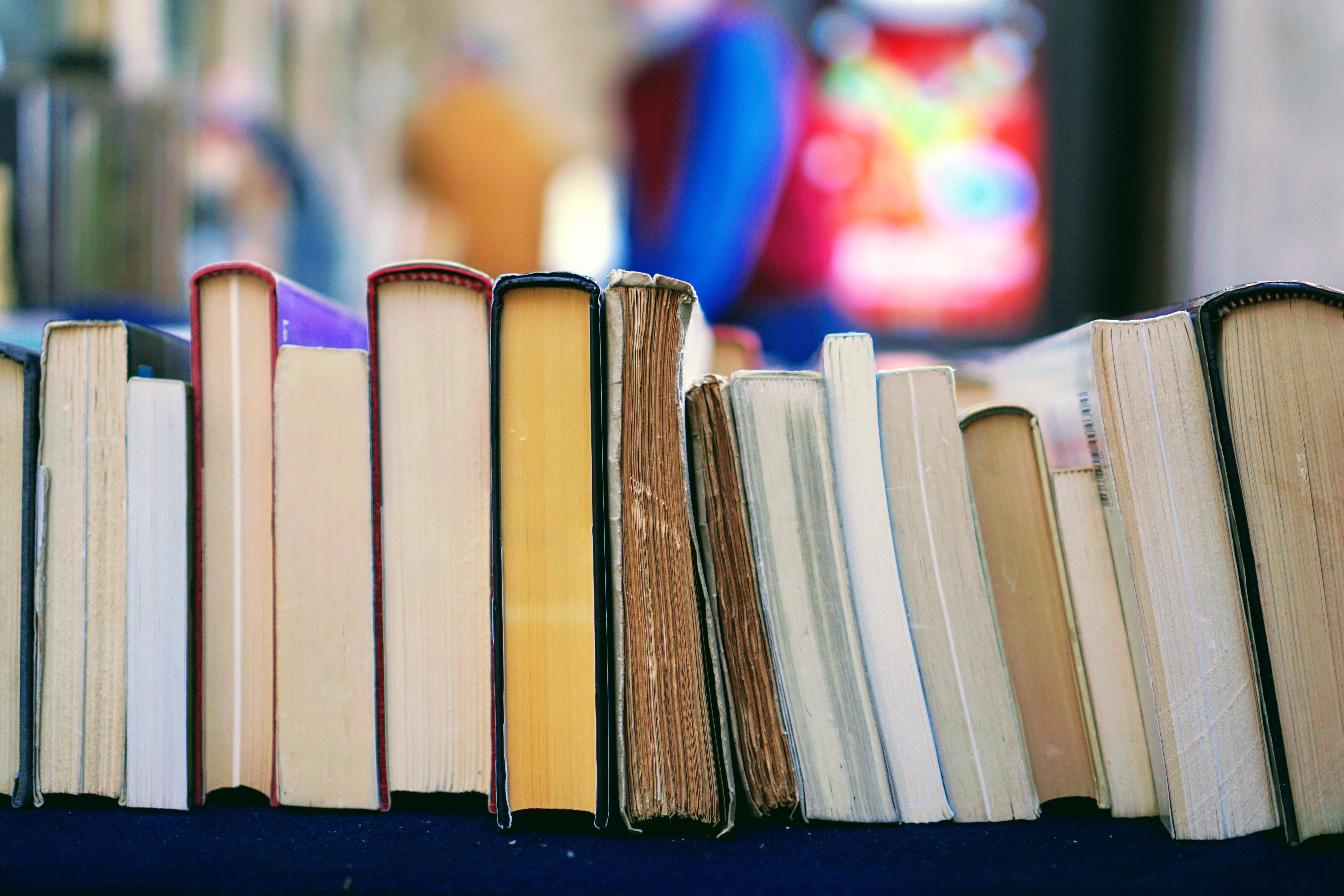 book spines